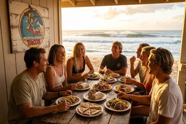 Pineapple Tiki tropical drink served in a real pineapple at the beach