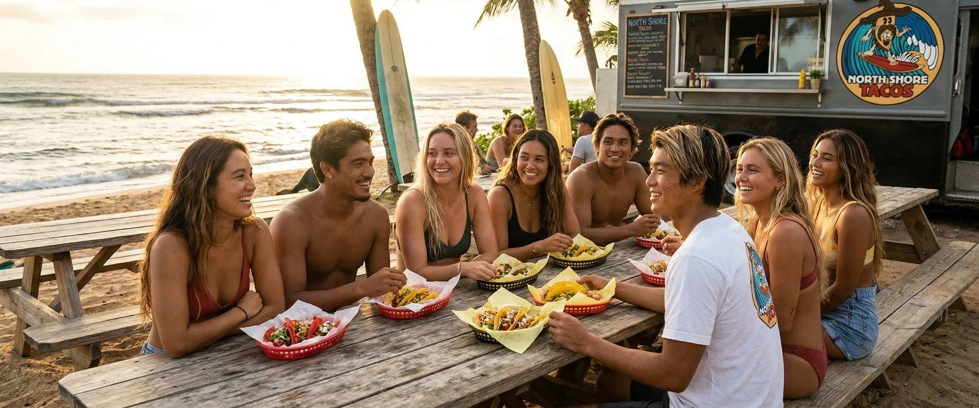 North Shore Tacos Hauula Restaurant on Oahu, Hawaii